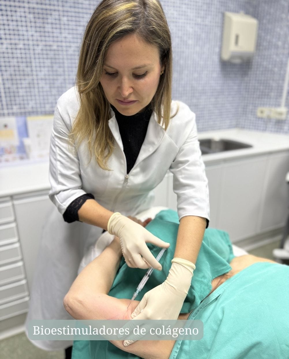 Bioestimuladoresde colágeno tratamiento médico estético para los brazos