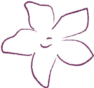 Ilustración floral que representa la preservación de la suavidad del pecho con Preservé.